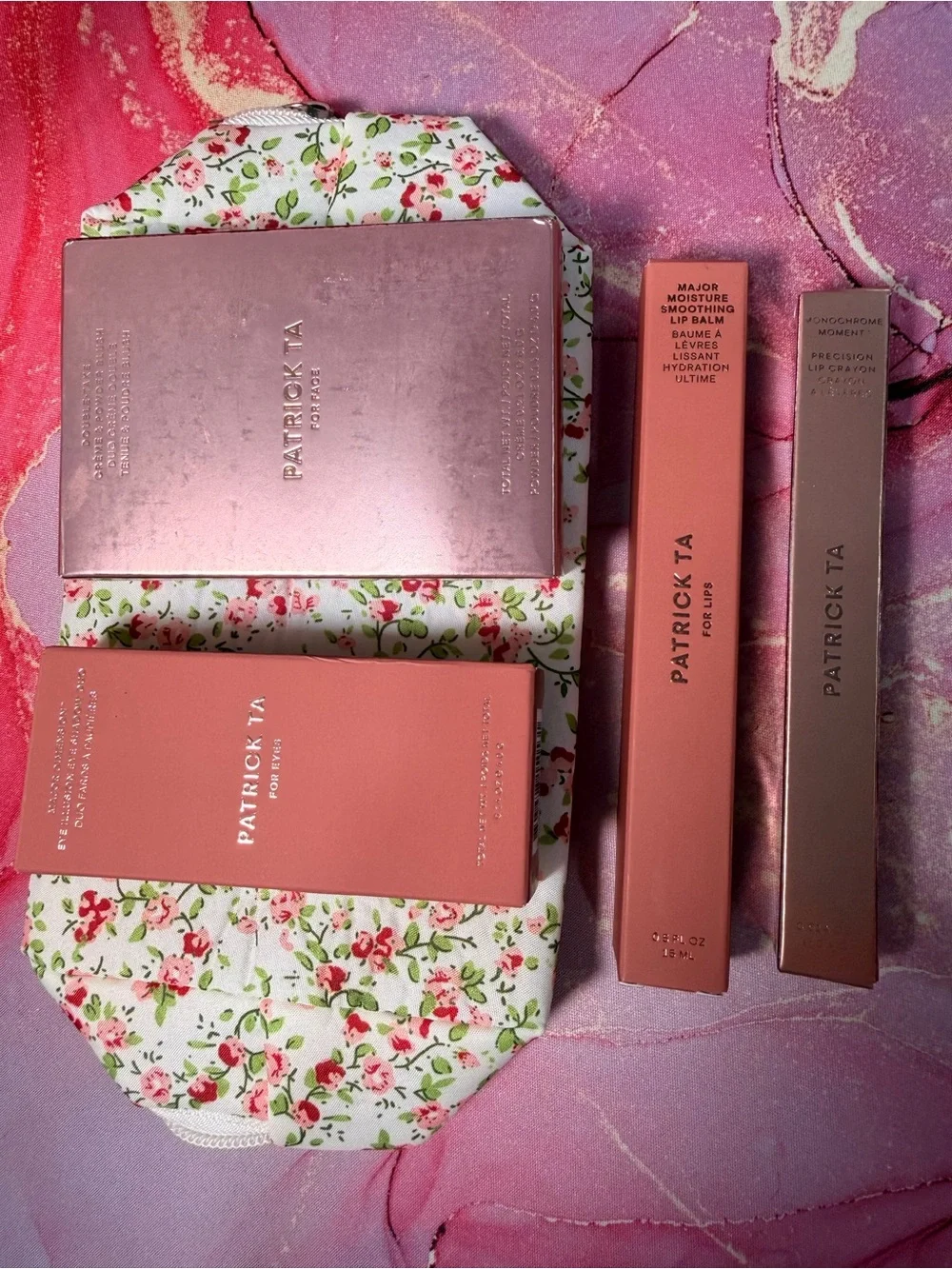 Patrick Ta Lip & Cheek Set in Rose and Coral